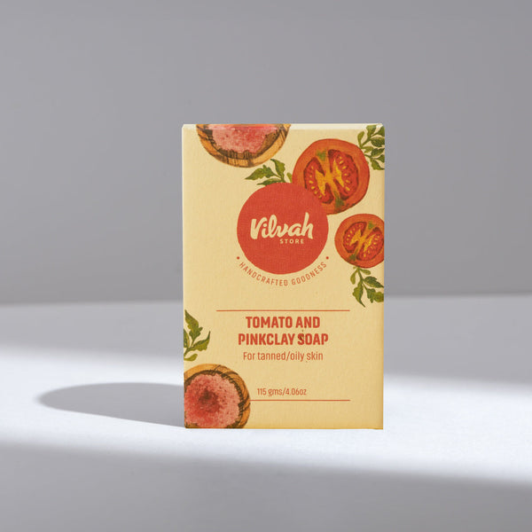 Tomato And Pink Clay Soap