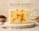 kesar oat milk soap (set of 3)